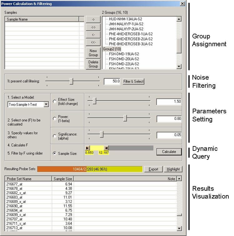 Interactive Power Analysis Tool 
